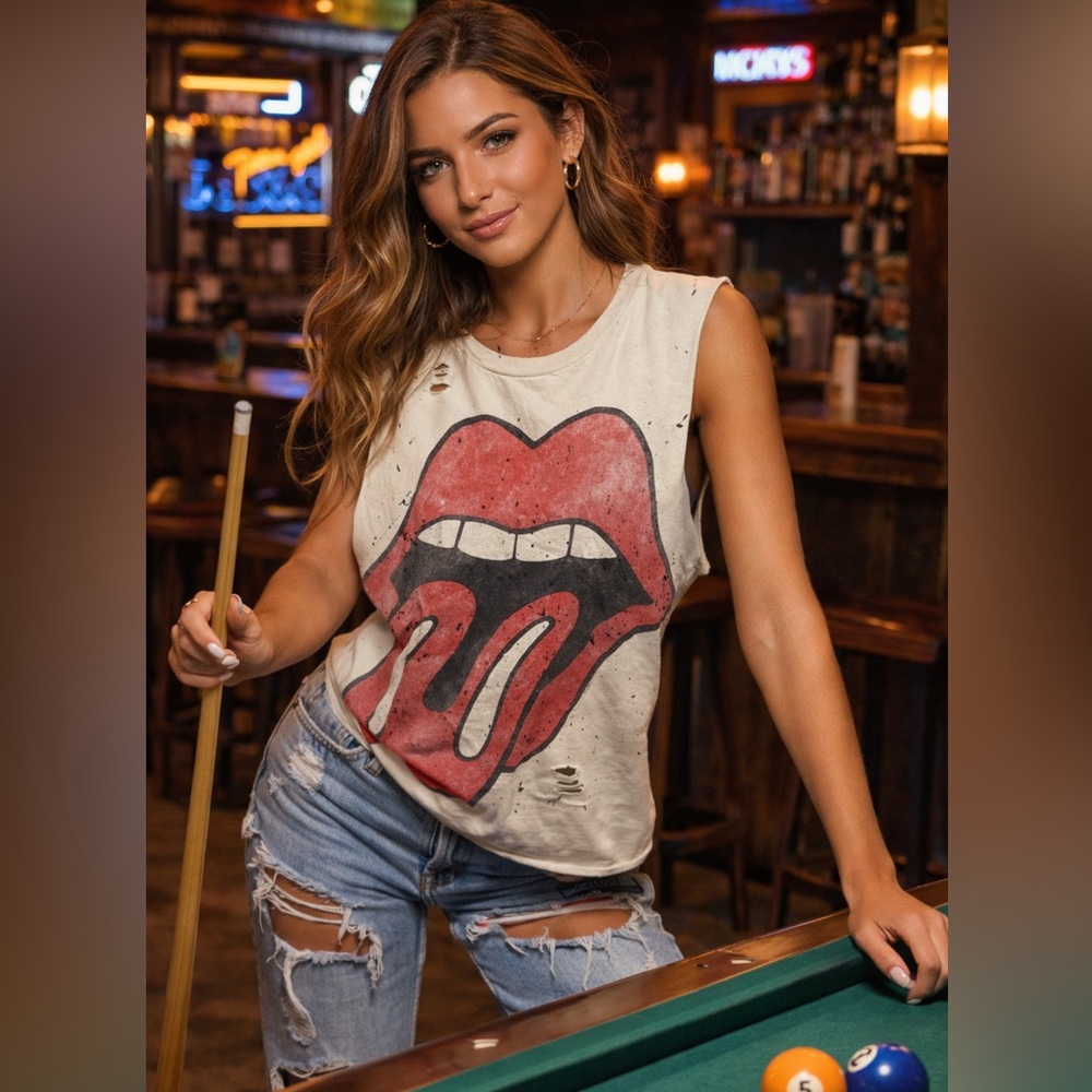 Sojara Rolling Stones Graphic Tee